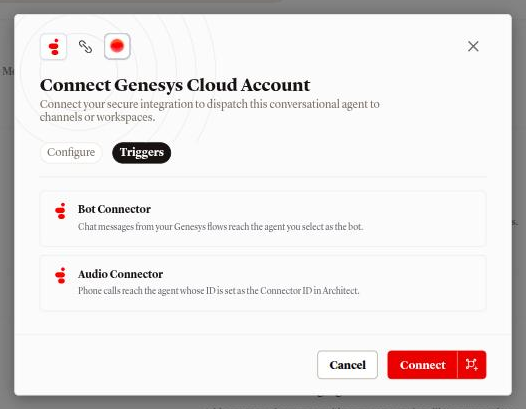 تبويب المشغلات مع بطاقتي Bot Connector و Audio Connector
