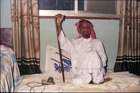 Rashid bin Tannaf at home, 1980s